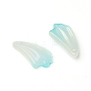 Imitation Jade Glass Pendants GLAA-L027-I01-3