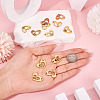 12Pcs 12 Styles 316L Stainless Steel Pendants STAS-TA0003-21G-7