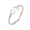 Non-Tarnish 304 Stainless Steel Open Cuff Rings RJEW-Q808-01C-P-1