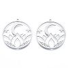 Non-Tarnish 201 Stainless Steel Pendants STAS-N090-LA958-1-2