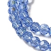 Electroplate Transparent Glass Beads Strands LS-EGLA-A035-T4mm-L14-3