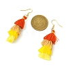 Colorful Tassel Pendants Dangle Earrings for Women EJEW-JE06111-3