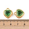 304 Stainless Steel Enamel Pendants STAS-C158-15G-02-3