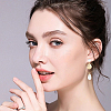 304 Stainless Steel Stud Earring Findings EJEW-SP0001-17G-6