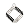 Alloy Rhinestone Pendants RB-CBA332B-07D-P-1
