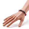 Handmade Evil Eye Lampwork Beaded Stretch Bracelets BJEW-JB06466-5