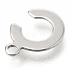 Non-Tarnish 201 Stainless Steel Charms X-STAS-C021-06P-C-3