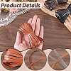 3Pcs 3 Colors Flat PU Leather Cord OCOR-CL0001-15A-6