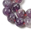 Natural Lepidolite/Purple Mica Stone Beads Strands G-B133-A01-12MM-4