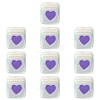 10Pcs Opaque Acrylic Enamel Beads ACRC-FS0001-02D-1
