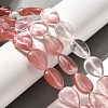 Cherry Quartz Glass Beads Strands G-P561-B09-01-2