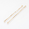 Brass Chain Links connectors LS-X-KK-Q735-165G-1