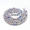 Baking Painted Glass Beads Strands DGLA-S115-8mm-K06-2