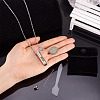 1Pc Word 304 Stainless Steel Column Urn Ashes Necklace DIY-TA0010-07E-7