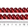 Transparent Electroplate Glass Beads Strands X-EGLA-N012-06A-4