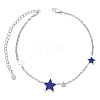 SHEGRACE 925 Sterling Silver Link Anklets JA56F-1