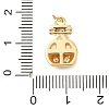 Brass Micro Pave Cubic Zirconia Pendants KK-U040-06G-3