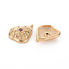 Brass Micro Pave Medium Violet Red Cubic Zirconia Pendants KK-S356-468-NF-2