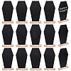 Coffin Shape  Wood Mini Chalkboard Message Board Signs AJEW-WH0567-61-1