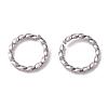 Tarnish Resistant 304 Stainless Steel Jump Rings X-STAS-F191-12P-B-2