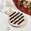 Rabbit Bamboo Ring Displays ODIS-WH0026-12-5