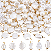 120Pcs 6 Styles Acrylic Imitation Pearl Pendants and Links FIND-BM0001-21-1