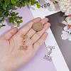 2Pcs 2 Colors Stainless Steel Chain Extender FIND-GO0004-17A-3
