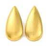 Ion Plating(IP) 304 Stainless Steel Teardrop Stud Earrings EJEW-D281-31G-1