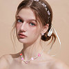80Pcs 4 Colors Transparent Acrylic Heart Beads OACR-CA0001-23-6