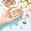 24Pcs 12 Styles Alloy Big Pendants FIND-YW0011-99-5