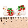 Christmas Theme Opaque Resin Pendants RESI-S08-03D-3