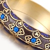 Handmade Brass Bangles BJEW-P249-C02-3