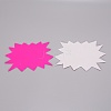 Fluorescence Explosive Shape Blank Signs Sales Price Label Tags AJEW-WH0239-21A-3