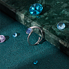 1Pc Sterling Silver Ring Components STER-BC0002-53B-5