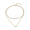 Heart & Star & Moon & Cat Pendant Necklace Sets for Women Girl NJEW-JN03654-2