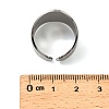201 Stainless Steel Cuff Rings LS-RJEW-F190-01P-3