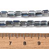 Electroplate Glass Beads Strands EGLA-D031-01-23-4