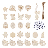 Wooden Cutouts Ornaments WOOD-TA0002-39-27