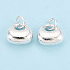 925 Sterling Silver Longevity Lock Charms STER-T008-30S-01-1