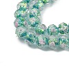Handmade Foil Lampwork Beads Strands FOIL-S136-001F-3