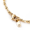 Brass Link Chain Bracelet & Necklace & Anklets Jewelry Sets SJEW-JS01167-4