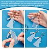 Trumpet Shape Transparent Blank Acrylic Keychain KEYC-AB00057-4