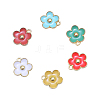 20Pcs 10 Colors Light Gold Plated Alloy Enamel Charms ENAM-CJ0001-65-5