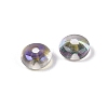 Baking Paint Electroplate Transparent Glass Beads EGLA-Q141-01A-A01-2