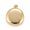 Brass Micro Pave Cubic Zirconia Locket Pendants KK-A161-53G-2