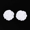 Flower Opaque Resin Cabochons CRES-T025-28C-02-1
