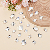 GOMAKERER 72Pcs 3 Style Irregular Rhombus Glass Sew On Rhinestone GLAA-GO0001-14-4