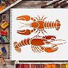 Large Plastic Reusable Drawing Painting Stencils Templates DIY-WH0202-209-6