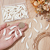 60Pcs Opaque Acrylic Pendants OACR-SP0002-35-3