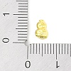 Brass Pave Clear Cubic Zirconia Beads LS-KK-F875-14G-3